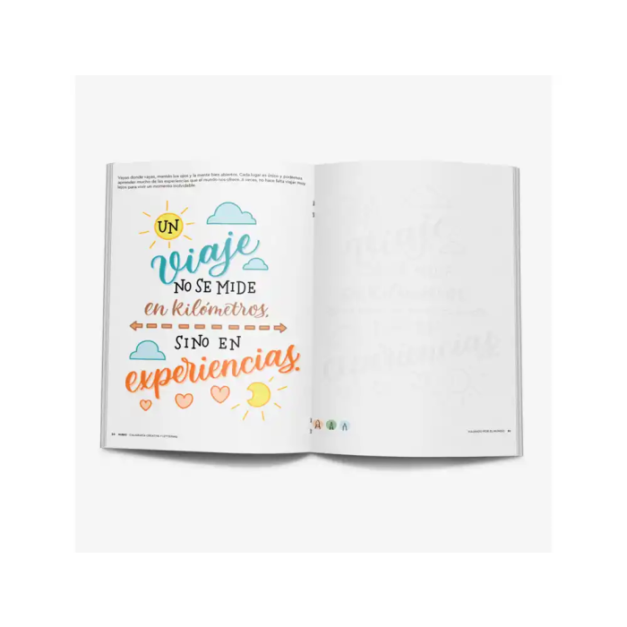 Cuaderno Rubio A4 Caligrafia Creativa Y Lettering Viajando Por El Mundo 3