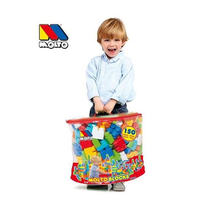 Molto Bolsa Blocks 150 Piezas Construcción Juguete Infantil 2