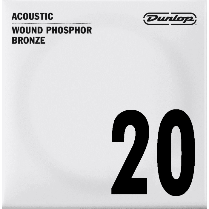 Cuerda Acústica Dunlop 92/8 Phosphor Bronze .020 0 Cuerda Acústica Dunlop 92/8 Phosphor Bronze .020 0