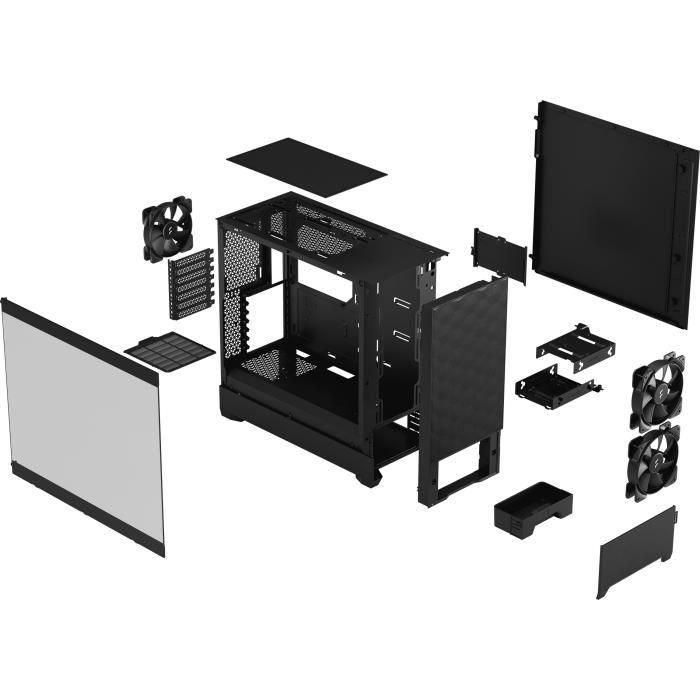 Fractal Design Caja Pop Air Black TG Clear Tint FD-C-POA1A-02 PC ATX Micro ATX Mini-ITX Negro con Ventana Cristal Templado 5 Fractal Design Caja Pop Air Black TG Clear Tint FD-C-POA1A-02 PC ATX Micro ATX Mini-ITX Negro con Ventana Cristal Templado 5