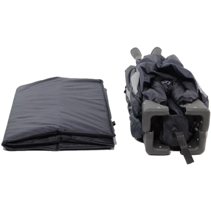 Migo Cuna de viaje 2 en 1 Parque infantil NAN3507460209877 - 100 x 100 x 76 cm - Desde nacimiento hasta 15 kg - Azul 4