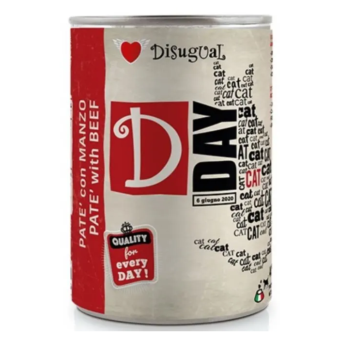 Disugual D-Day Cat Ternera 6x400 gr