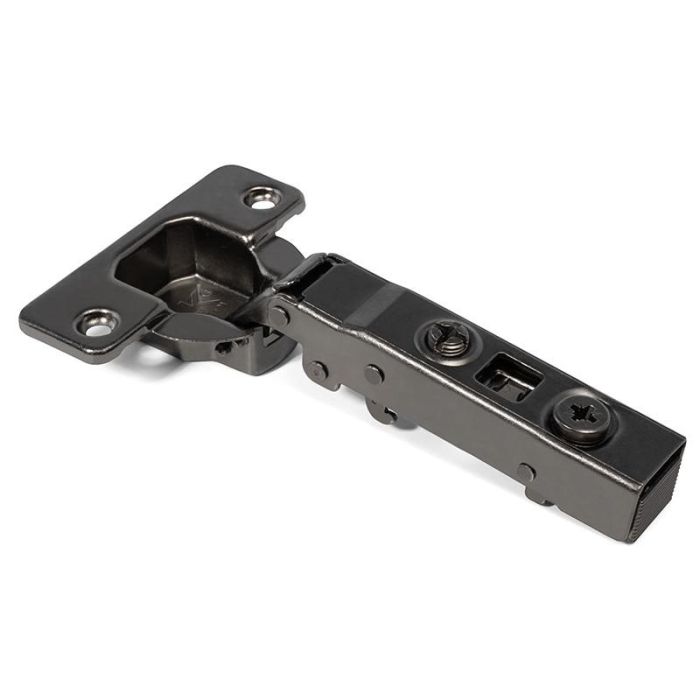 ALK Bisagra PUMA Ø35 Clip 110º Sin Muelle Acabado Grafito para Puertas 14-22mm Codo Recto, Acodado, Superacodado