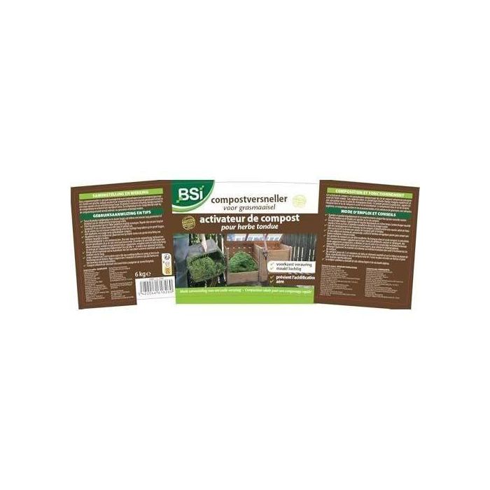 BSI 5420046618260 Activador de Compost para Cortar Césped - Previene Acidificación y Airea - 6 Kg 2
