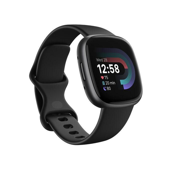 Fitbit Versa 4 Reloj Inteligente Black/Graphite, Monitor de Actividad Diaria, GPS Integrado, Google Maps y Google Wallet 0 Fitbit Versa 4 Reloj Inteligente Black/Graphite, Monitor de Actividad Diaria, GPS Integrado, Google Maps y Google Wallet 0
