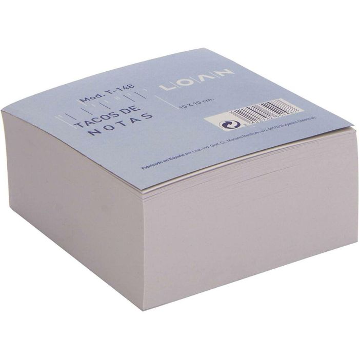 Bloc de Notas Blanco 500 Hojas 10 x 10 cm (60 unidades) 1 Bloc de Notas Blanco 500 Hojas 10 x 10 cm (60 unidades) 1