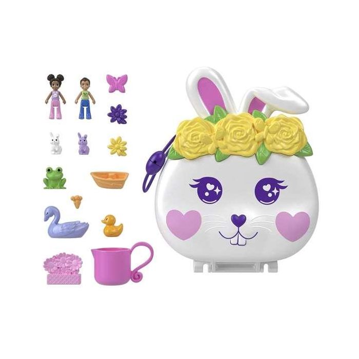 Polly Pocket HRD35 Caja Compacta Mini Muñeca, Temática Oso Fresa 9 Polly Pocket HRD35 Caja Compacta Mini Muñeca, Temática Oso Fresa 9