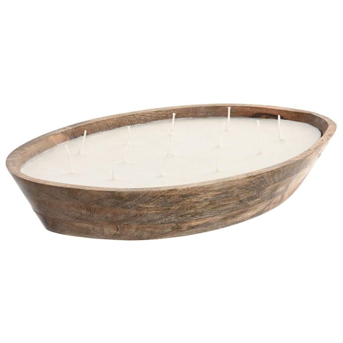 DKD Home Decor Vela Tropical de Cera de Soja Marrón 25 x 7 x 45 cm con 13 Mechas Colección Velas ss25 0 DKD Home Decor Vela Tropical de Cera de Soja Marrón 25 x 7 x 45 cm con 13 Mechas Colección Velas ss25 0