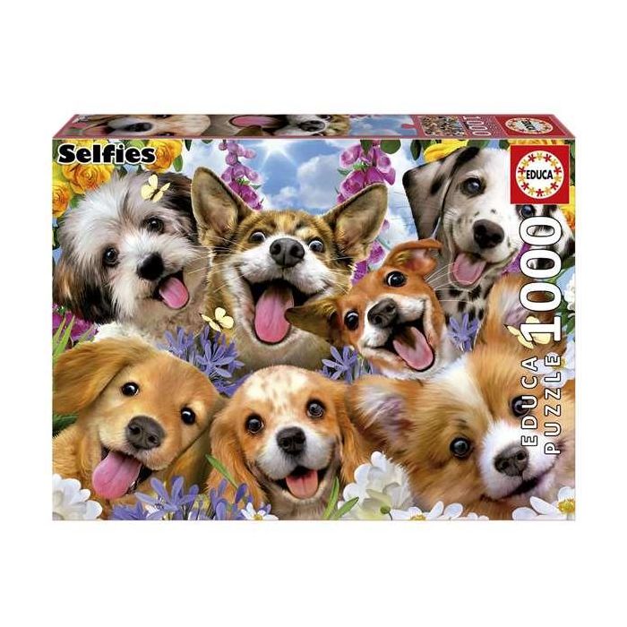 Puzzle 1000 piezas selfie de perritos Puzzle 1000 piezas selfie de perritos