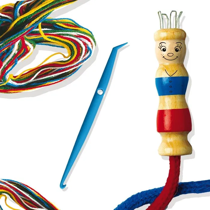 Ses Creative Tricotin - Kit de Tejido con Hilos de Diferentes Colores para Niños 2
