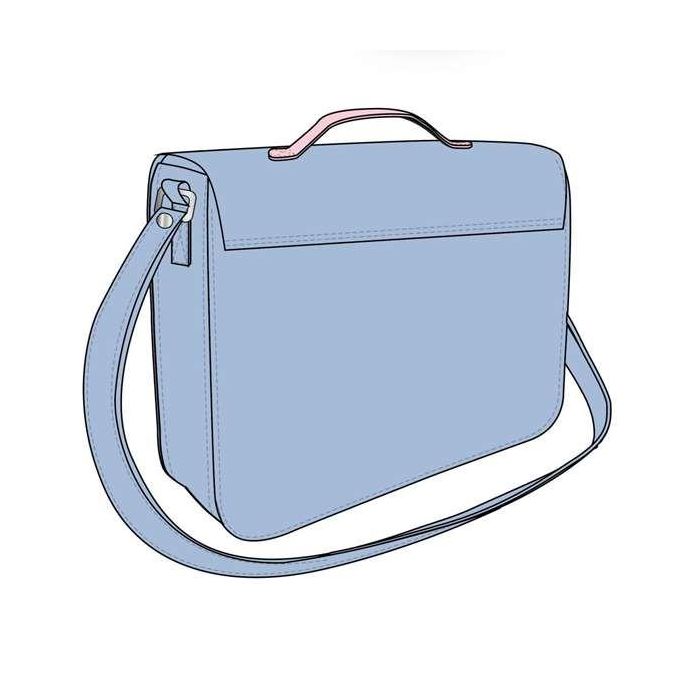 Bolso Stitch Azul 18.5 x 16.5 x 5.3 cm 1