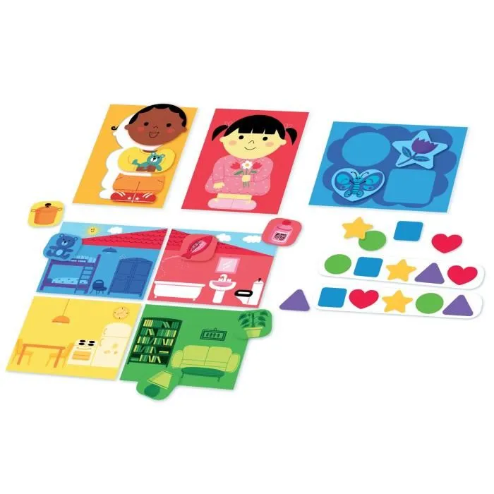 Nathan La Petite Ecole: Conjunto de Juegos Educativos para Preparar la Entrada al Jardín de Infantes, Niños 2+ Años 2