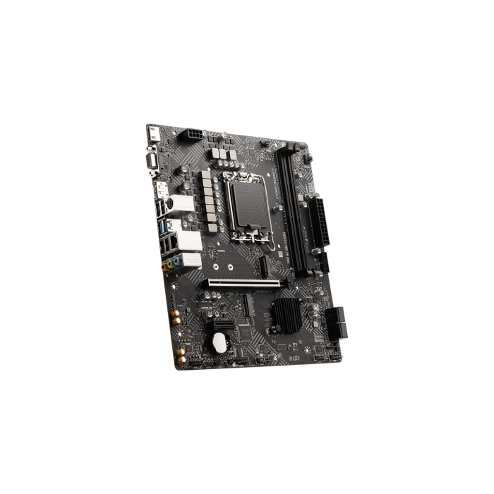 MSI Pro H610M-G LGA1700 DDR4 HDMI PCIE3.0 4SATA3 USB3.2 MATX 2