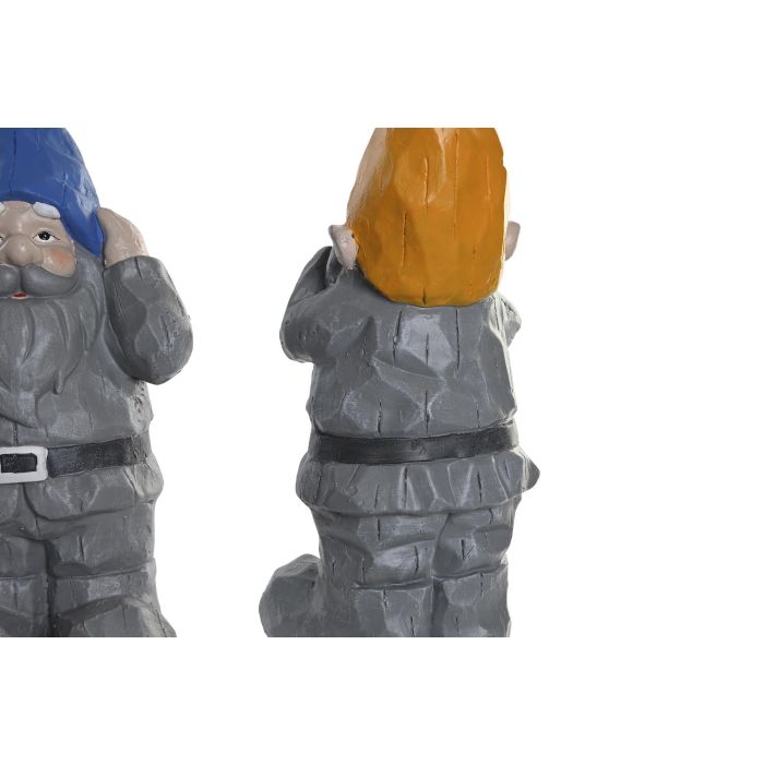 DKD Home Decor Figura de Gnomo para Terraza Jardín de Magnesia, Pack 3 Unidades, Colores Surtidos, 18.3 x 48.2 x 25 cm 2 DKD Home Decor Figura de Gnomo para Terraza Jardín de Magnesia, Pack 3 Unidades, Colores Surtidos, 18.3 x 48.2 x 25 cm 2