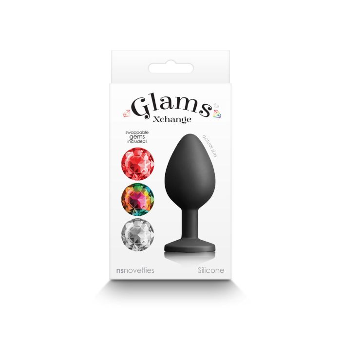 Plug Anal NS Novelties Glams Negro 2