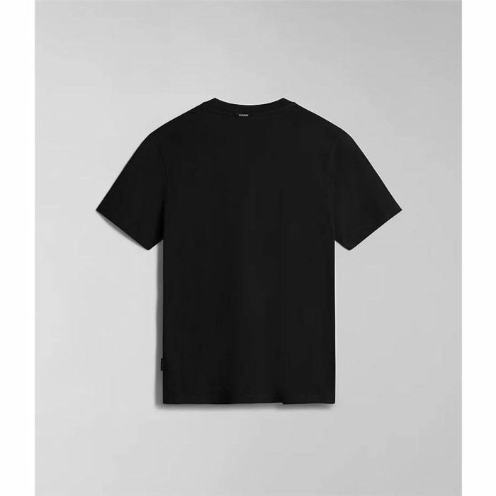 Camiseta de Manga Corta Hombre Napapijri S-Bollo Negro 5 Camiseta de Manga Corta Hombre Napapijri S-Bollo Negro 5