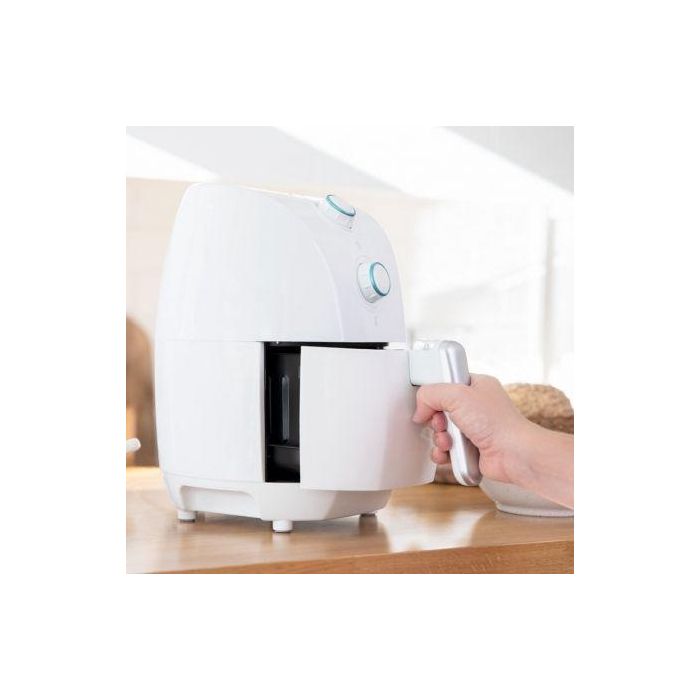 Freidora por Aire / Sin Aceite Cecotec Cecofry Compact Rapid Sun/ 900W/ Capacidad 1.5L