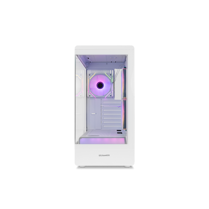 Nox Caja Hummer Signal | Semitorre Frameless Argb Blanco 3 Nox Caja Hummer Signal | Semitorre Frameless Argb Blanco 3