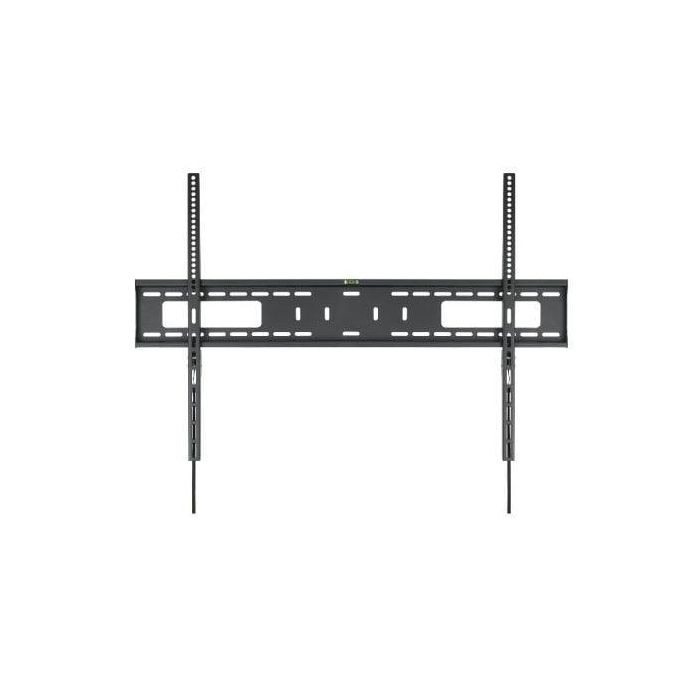 TooQ LP41100F-B Soporte de Pared Fijo para TV 60-100" hasta 75kg, VESA, Pantallas Curvas, Nivel Burbuja, 30.5mm, Negro