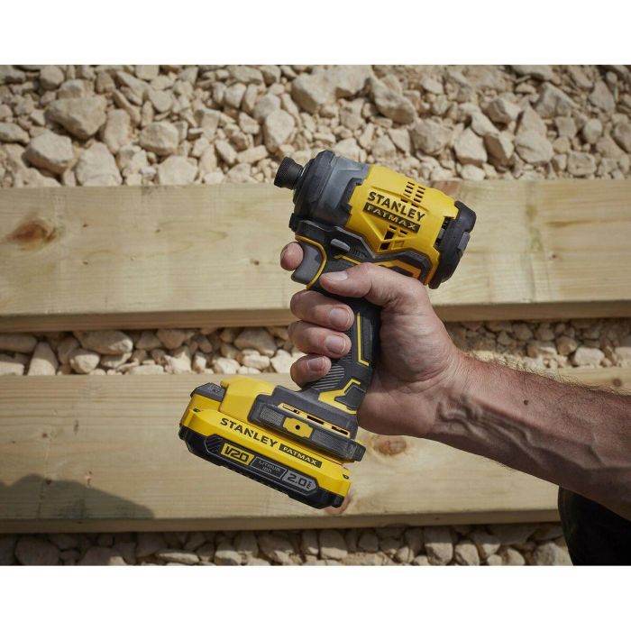 Stanley Fatmax Atornillador de Impacto SFMCF820D2K-QW Brushless Litio 18V 190 Nm 2 Baterías 2Ah 7