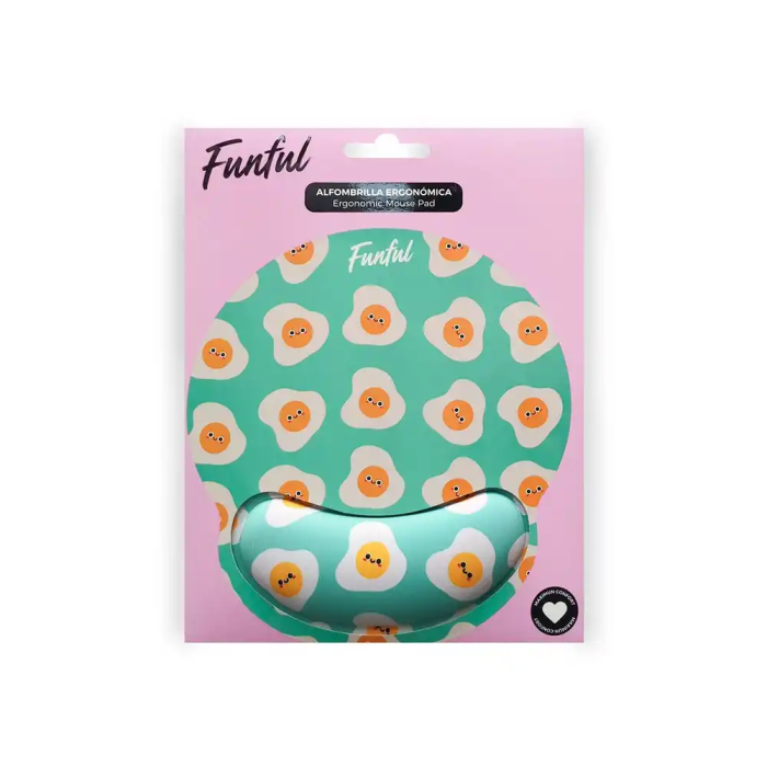 Wondee Alfombrilla de Ratón Ergonómica de Gel Antideslizante 250x230 mm con Reposamuñecas 5