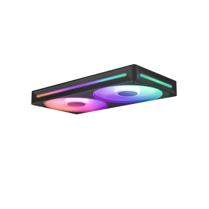NZXT RF-U24HF-B1 sistema de refrigeración para ordenador Carcasa del ordenador Ventilador Negro 2 NZXT RF-U24HF-B1 sistema de refrigeración para ordenador Carcasa del ordenador Ventilador Negro 2