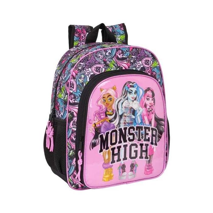 Mochila Safta Junior Adaptable A Carro Monster High 380x320x120 mm Mochila Safta Junior Adaptable A Carro Monster High 380x320x120 mm