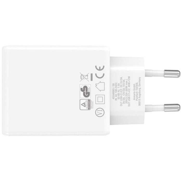 4smarts Netzladegert PDPlug Slim Dual 65W GaN 2C. wei 6