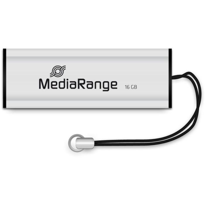 STICK 16GB USB 3.2 MEDIARANGE MR915 USB Type-A / Micro-USB Dia - Schwarz - Silber 1