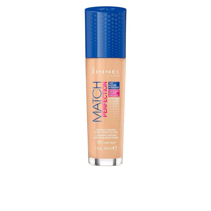 Base de Maquillaje Fluida Match Perfection Rimmel London (30 ml) 9 Base de Maquillaje Fluida Match Perfection Rimmel London (30 ml) 9