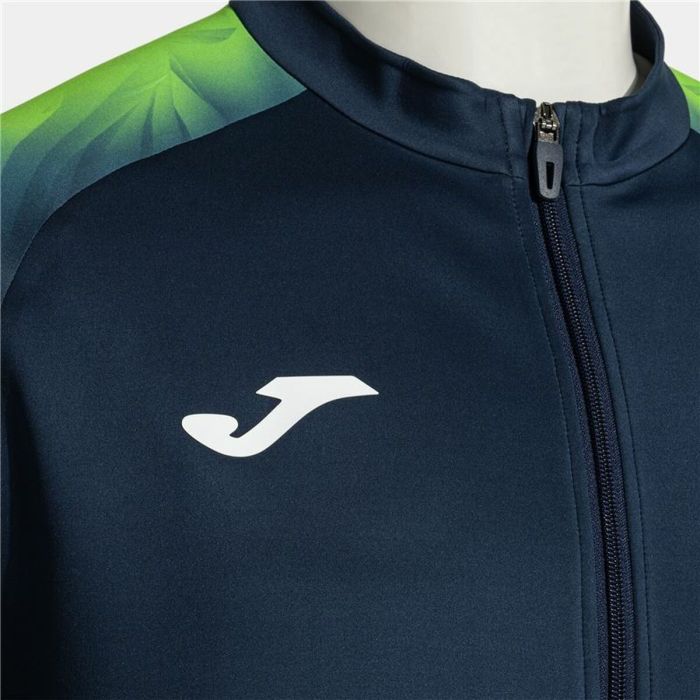 Chaqueta Deportiva para Hombre Joma Sport Elite XI Azul marino Verde limón (S) 1