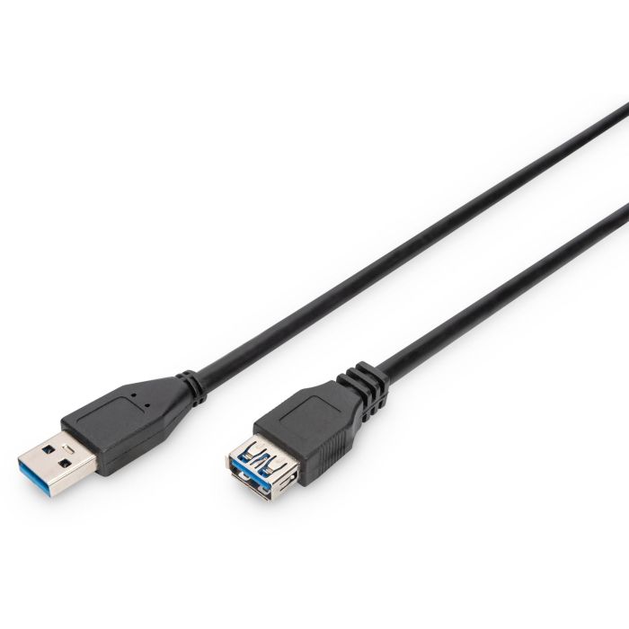 Digitus Cable Extensión USB 3.0 Tipo A Macho/Hembra 3m Negro