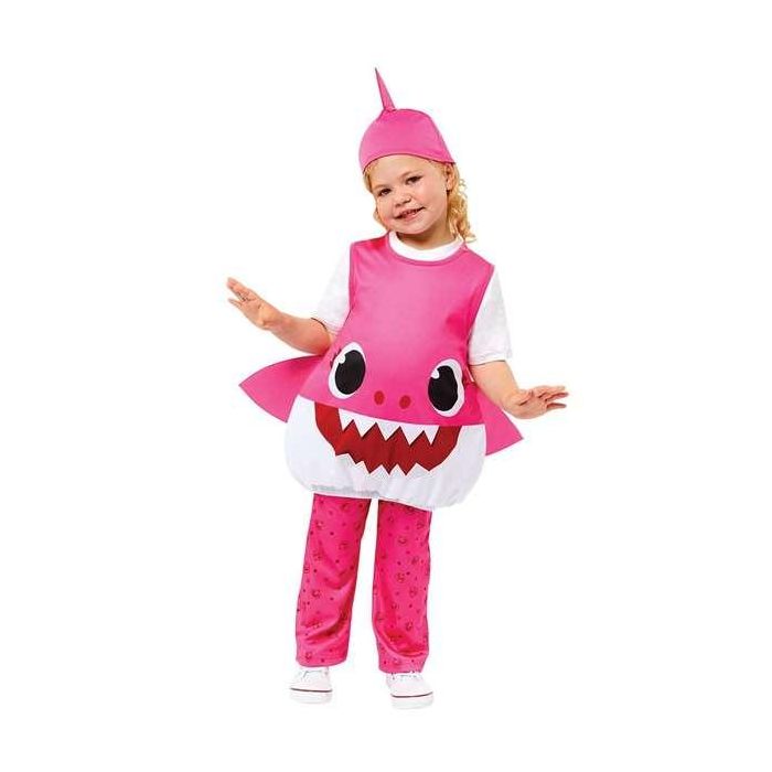 Baby Shark Disfraz Bebé Mamá Shark Rosa Talla 2-3 años Baby Shark Disfraz Bebé Mamá Shark Rosa Talla 2-3 años