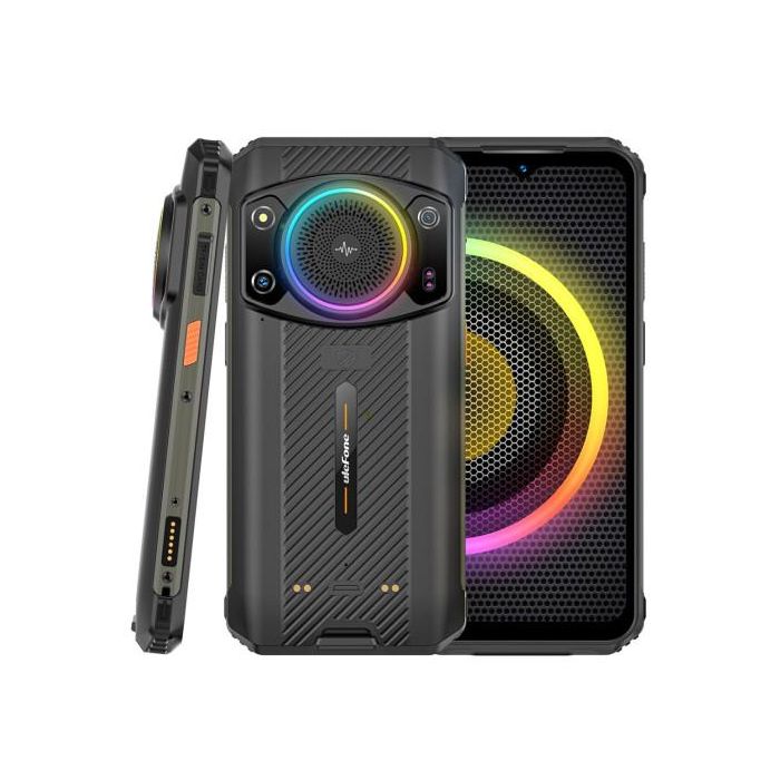 Ulefone ULEAR21B Smartphone Armor 21 Negro 4G 6.58" 256GB ROM 8GB RAM 9600mAh IP68 3
