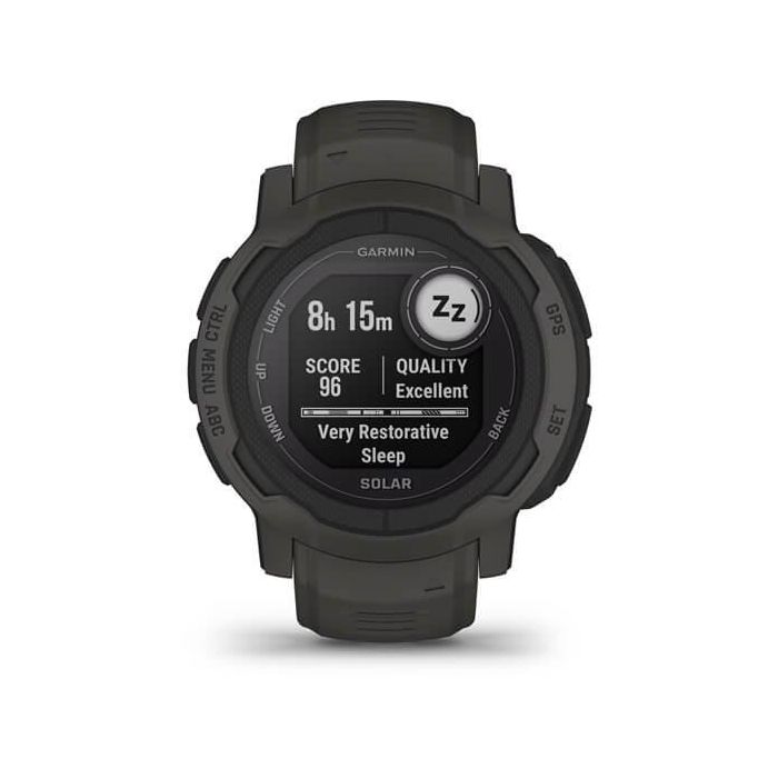 Garmin Instinct 2 Solar 45mm negro Smartwatch Deportivo con GPS, Pulsómetro, Oxígeno en Sangre y Batería de Larga Duración 12 Garmin Instinct 2 Solar 45mm negro Smartwatch Deportivo con GPS, Pulsómetro, Oxígeno en Sangre y Batería de Larga Duración 12