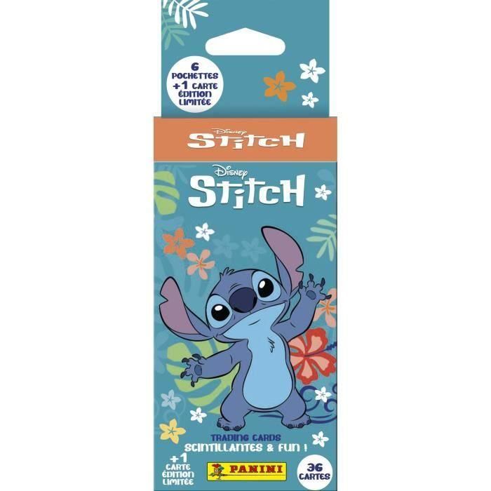 Blíster de 6 bolsillos + 1 tarjeta EL - PANINI - STITCH TC - 36 tarjetas