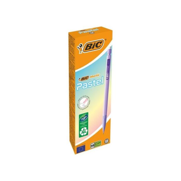 Bic Portaminas Matic Pastel 0.7 Caja C-Surtidos Caja 12 Ud