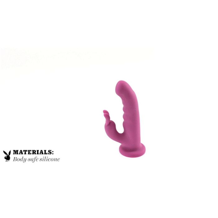 Vibrador Punto G Playboy FLUFFLE Rosa 10