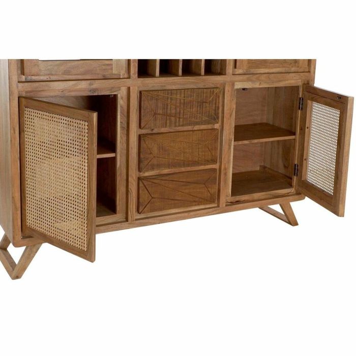 Vitrina Colonial DKD Home Decor Marron Natural 41 x 153 x 160 cm 3