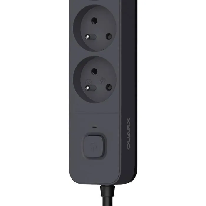 Quarx Regleta 4 Tomas con 3 Puertos USB Cable 1,5m 3 Quarx Regleta 4 Tomas con 3 Puertos USB Cable 1,5m 3