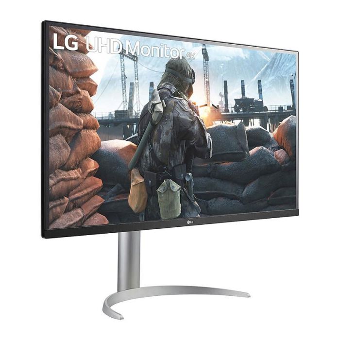 LG Monitor 27" 27BP55U-B 4K UHD, IPS, 5ms, HDR10, HDMI, DP, USB-C, Plata 3