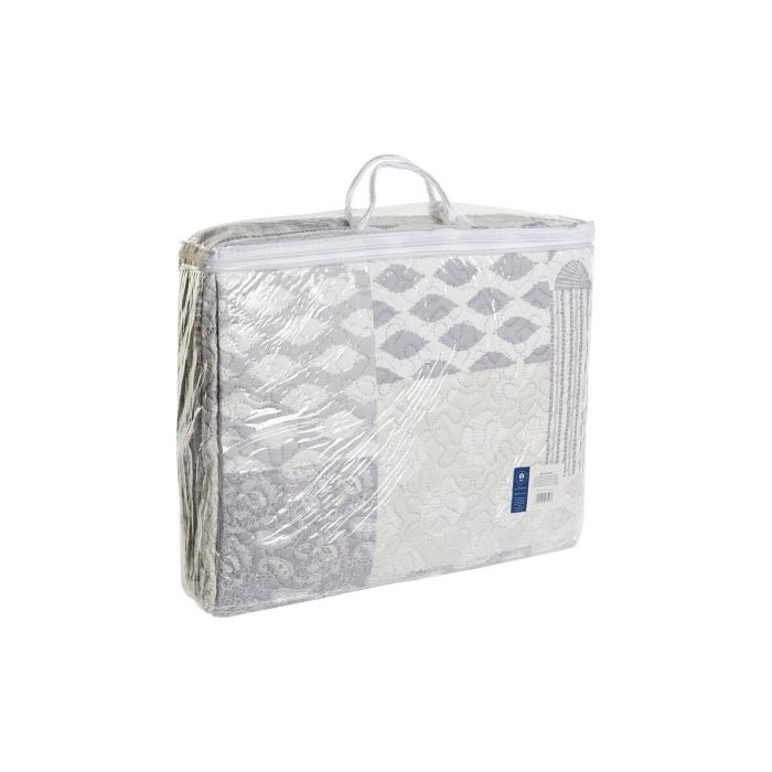 Colcha Cottage DKD Home Decor Beige Gris 270 x 1 x 270 cm 3 Colcha Cottage DKD Home Decor Beige Gris 270 x 1 x 270 cm 3