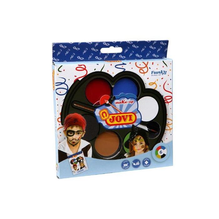 Maquillaje Jovi Funky De 3 G Paleta De 6 Colores