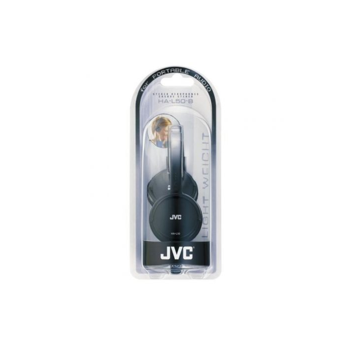 Auriculares JVC HA-L50/ Jack 3.5/ Negros 1