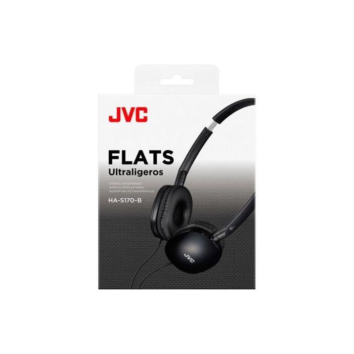 Auriculares JVC HA-S170/ Jack 3.5/ Negros 1