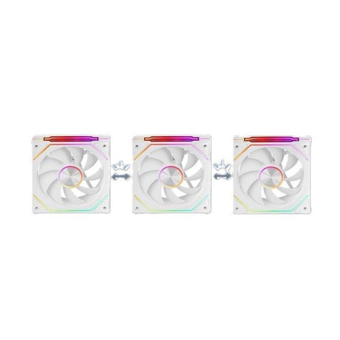 Mars gaming MF-Linkfinity Kit 3X Ventilador Interno ARGB Blanco Modulares PWM 120mm 1