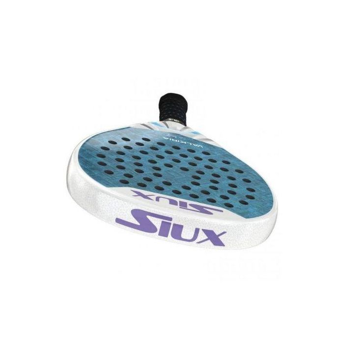 Siux Valkiria Pro 2025 Pala de Padel Sofia Araujo Blanco y Azul Polivalente Mujer 24K