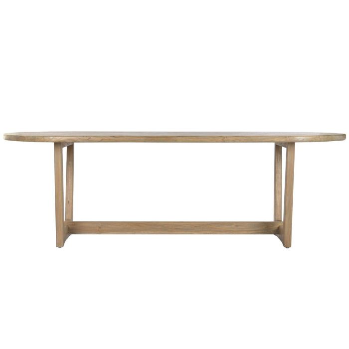 DKD Home Decor Mesa Comedor Balines Decape Gris Teca Maciza 240 x 100 x 76 cm 6 DKD Home Decor Mesa Comedor Balines Decape Gris Teca Maciza 240 x 100 x 76 cm 6