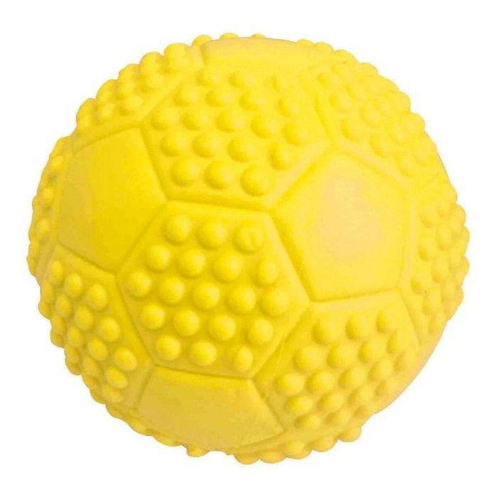 Gloria Pelota de Fútbol para Perros con Sonido, de Goma Resistente, Diámetro 7 cm - Juguete Interactivo para Botar y Lanzar 4 Gloria Pelota de Fútbol para Perros con Sonido, de Goma Resistente, Diámetro 7 cm - Juguete Interactivo para Botar y Lanzar 4
