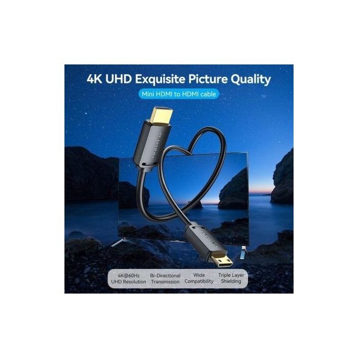Cable HDMI Vention AGHBF 1 m 1 Cable HDMI Vention AGHBF 1 m 1